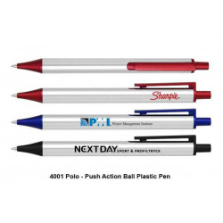 4001 Polo - Push Action Ball Plastic Pen, Promotional Gifts, Promotional Gift, Singapore